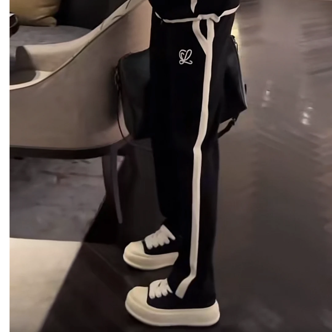 【裤子繁花】长裤子男士新款休闲装直筒长裤子高级感男装