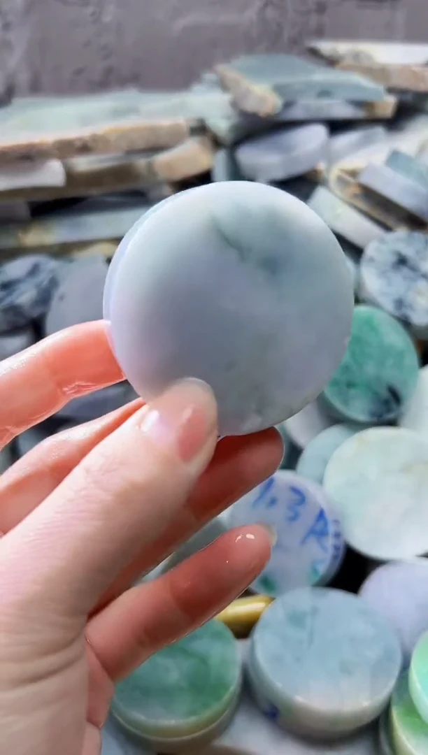 裸石翡翠天然翡翠A货玉 南 694