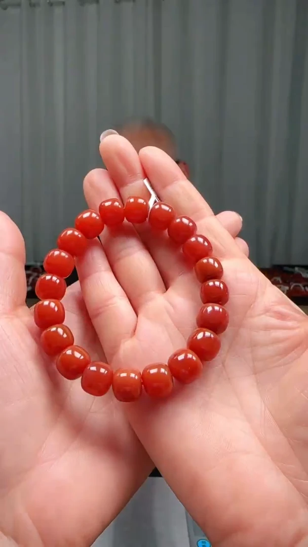 南红玛瑙多样性发一件未镶嵌10mm保山原矿老型单圈15