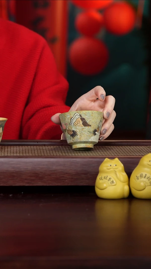 【闪购商品】紫砂杯子21号红姐甄选平生山隐主人杯