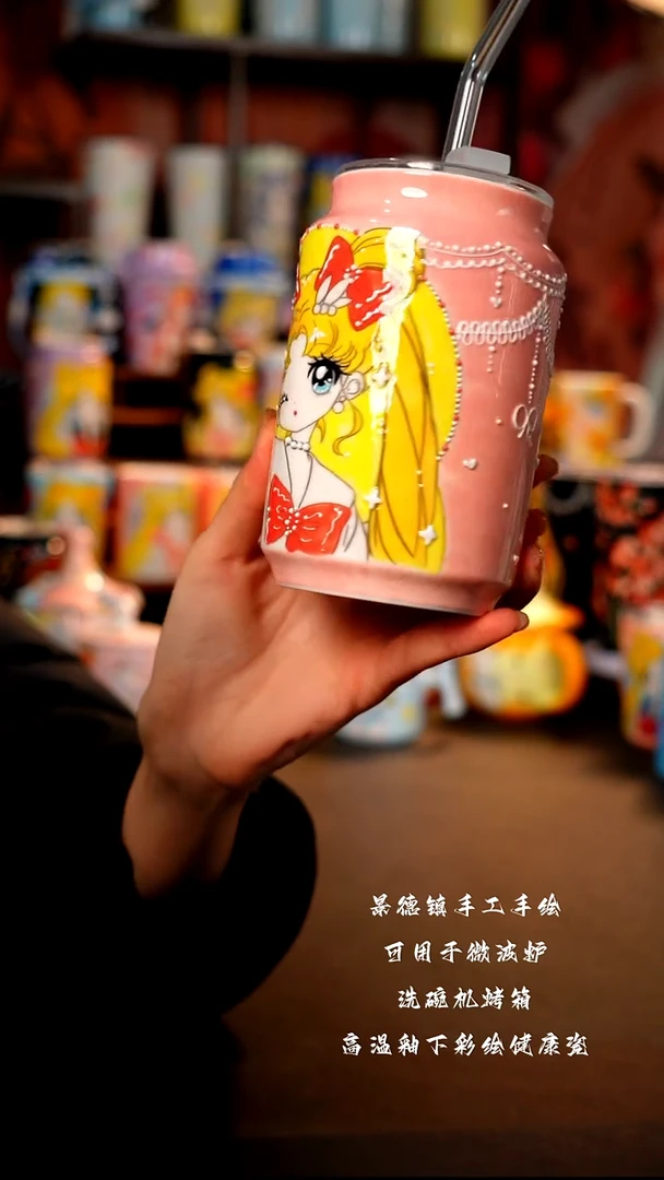 景德镇陶瓷手绘杯杯