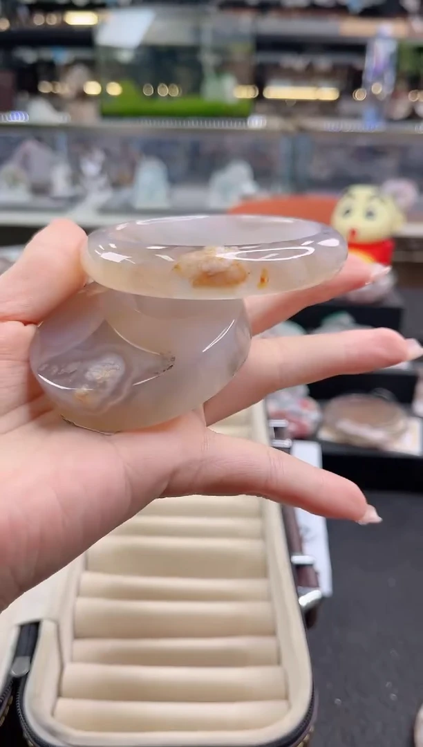 未镶嵌手镯石英质玉60圈口 （赠品镯心）3593284