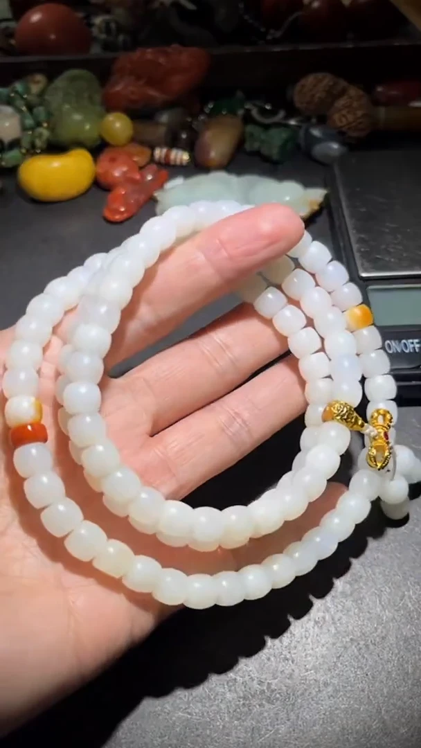 未镶嵌手串和田玉pz1227-43