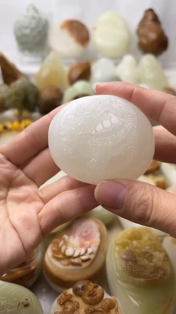 石材古青石棉纹正常不退换龙龟