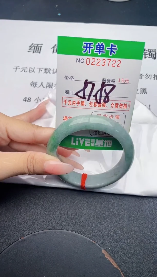 未镶嵌手镯翡翠22天然翡翠A货