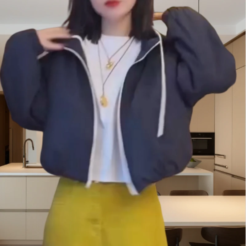 【连帽外套】2025秋冬新款抽绳连帽休闲外套LK2507279