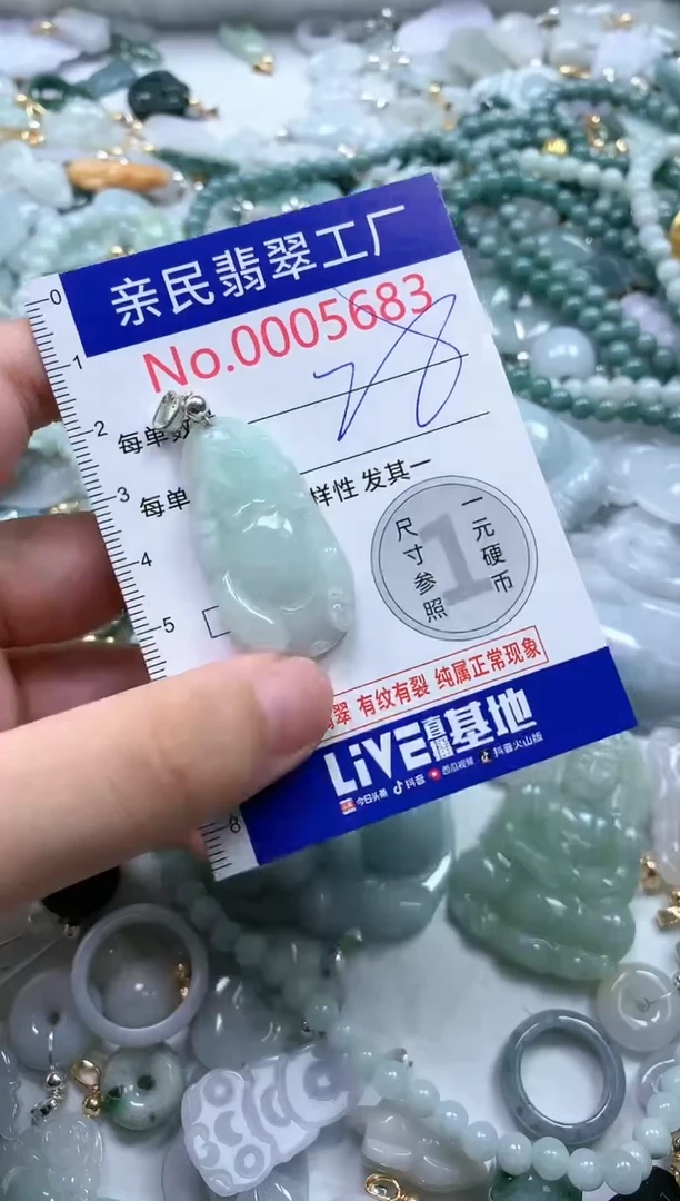 翡翠未镶嵌吊坠(不含链)5683