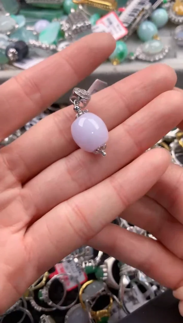 银S925镶嵌戒指翡翠333   3