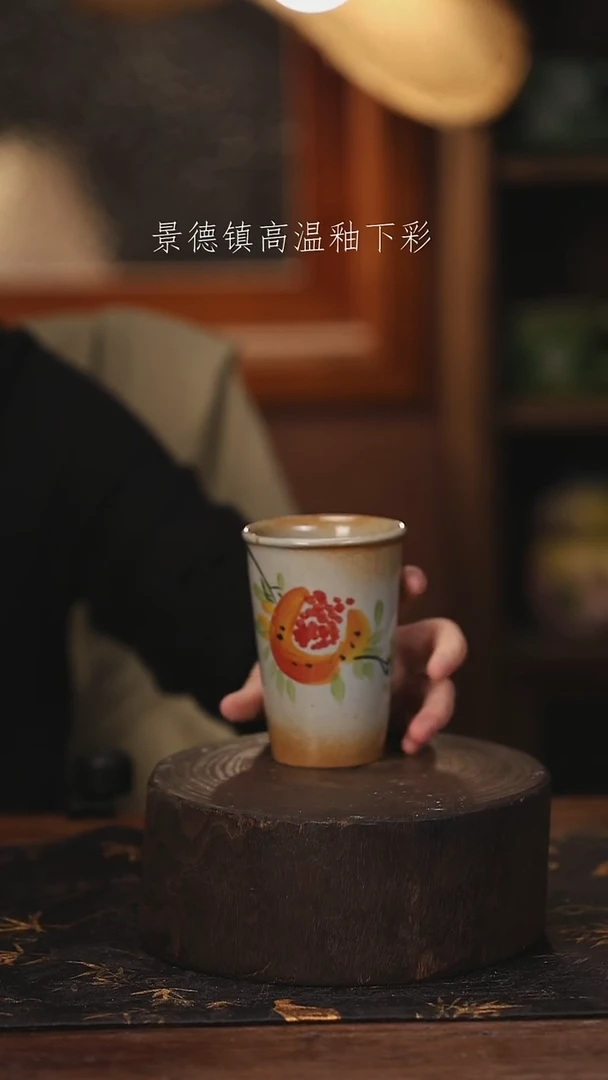 陶瓷景德镇高温釉下手绘陶瓷@L360@