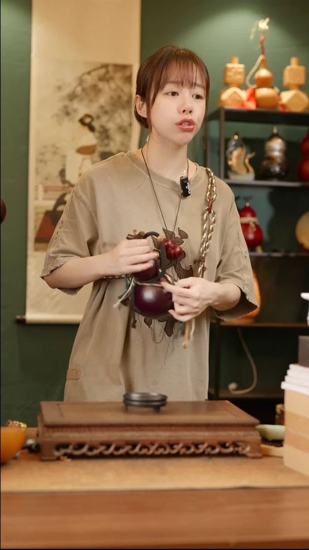 192号精品天然大漆酒葫芦一物一拍~