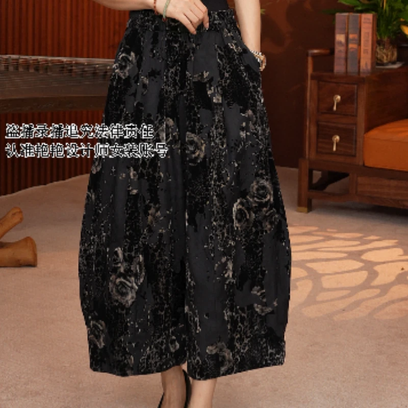 【艳艳专属】MQ-08玫瑰花圃新中式花包裤