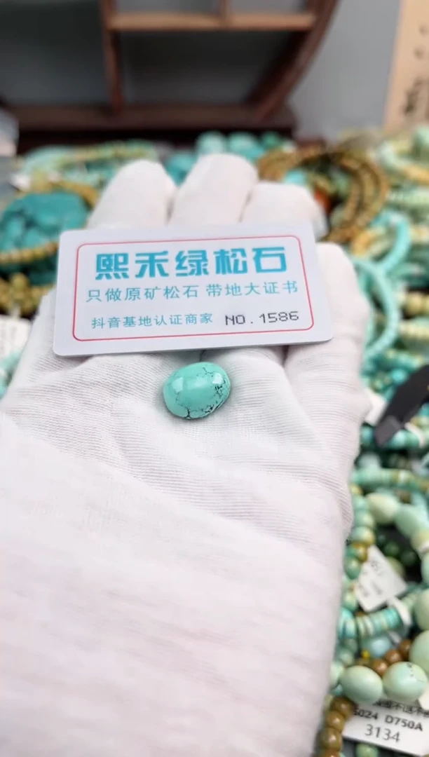 未镶嵌绿松石松石1586