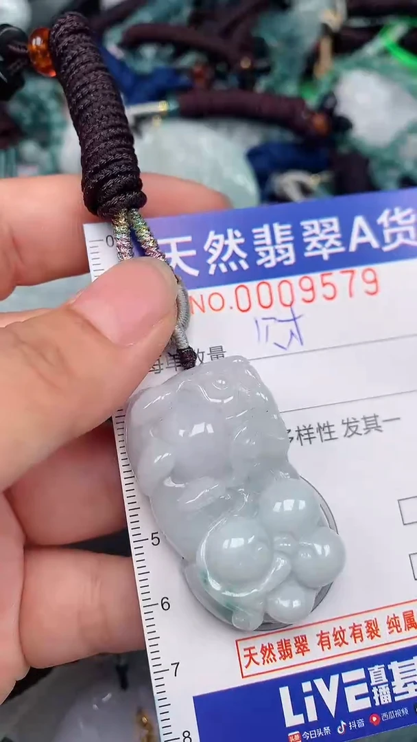 翡翠未镶嵌颈饰...0009579