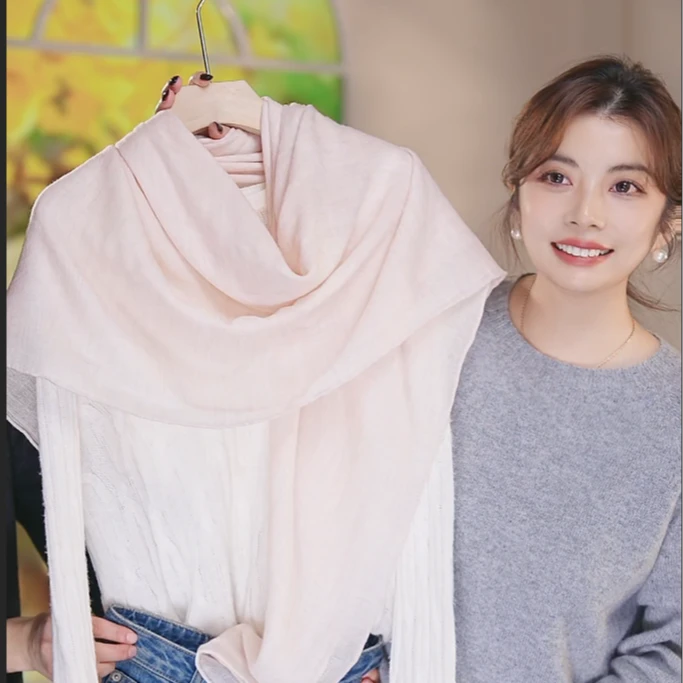 老粉回馈【素锦】135*135戒指绒澳毛女士披肩洋气精致保暖围巾围脖