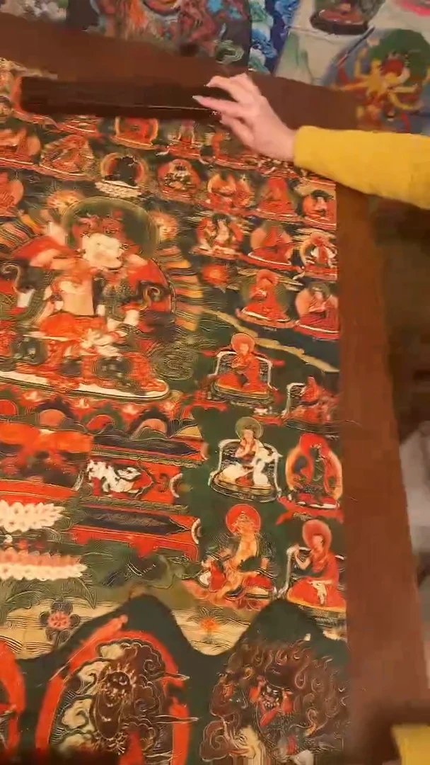 装裱画精美唐卡tk16305