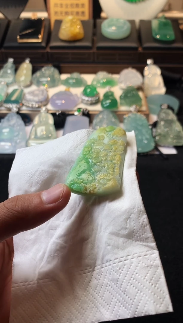 未镶嵌定制翡翠这**～5034毛货不退不换