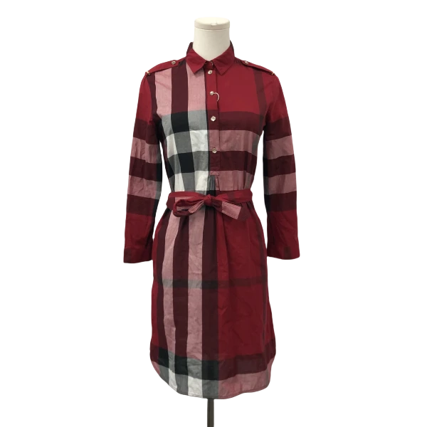 妃鱼/博柏利/棉/连衣裙/95新/马零一二七