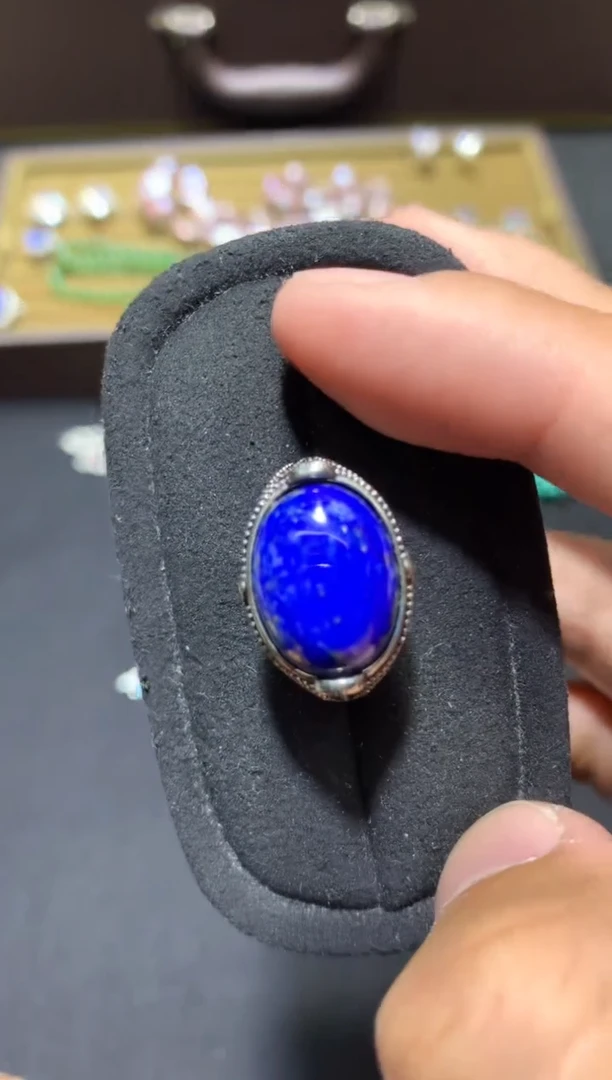 未镶嵌青金石戒指G103