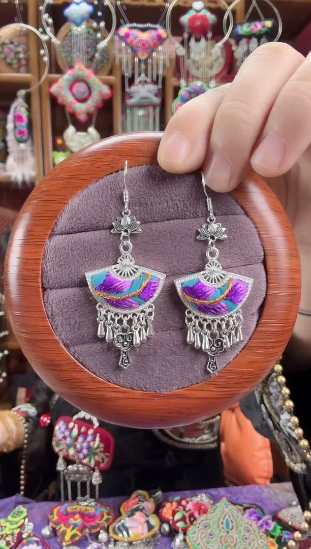 刺绣耳环9甜甜家