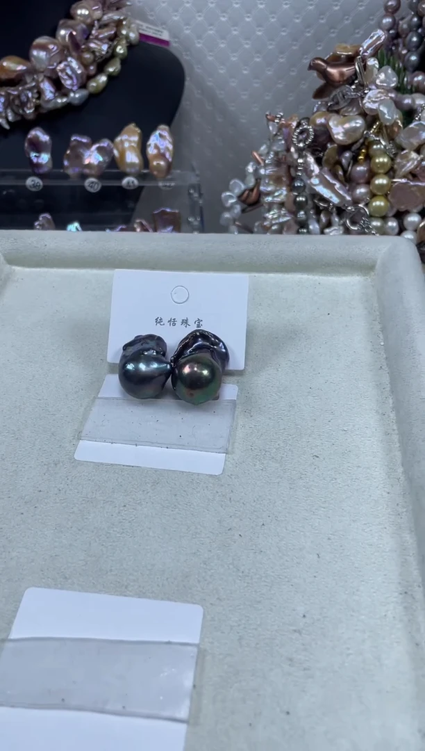 【闪购商品】淡水珍珠耳饰未镶嵌【纯恬珍珠】