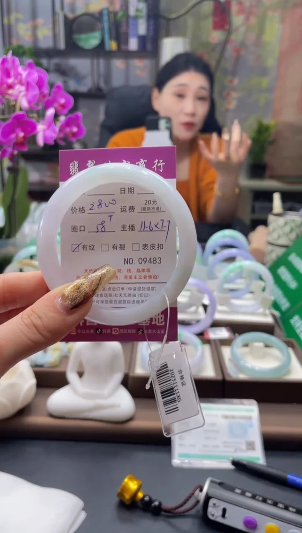 未镶嵌手镯翡翠9483****