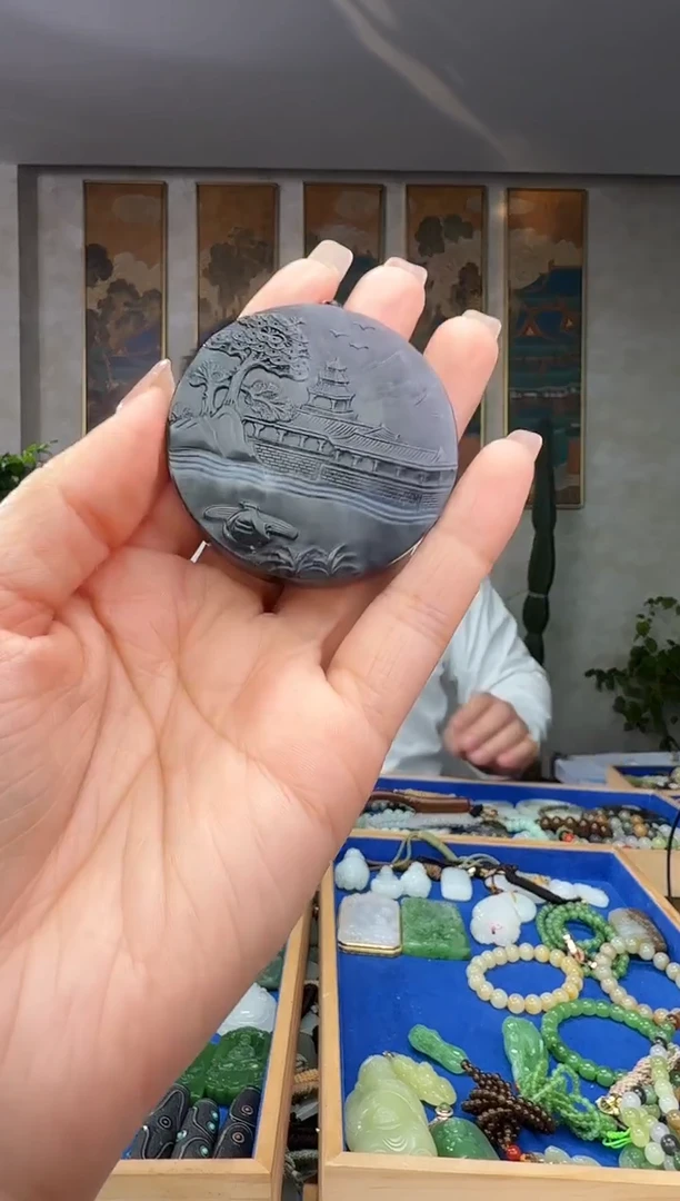 颈饰未镶嵌和田玉拍一发一