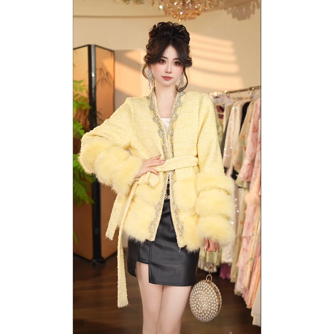 瑞瑞定制-989柠檬苏打N335B羽绒服外套