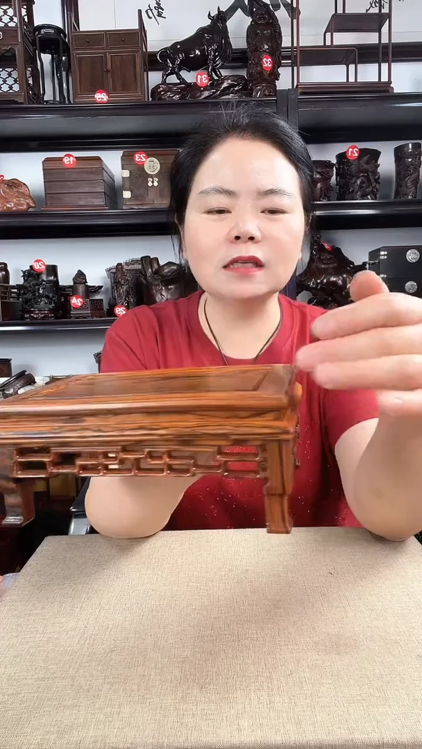 木新款长方老李红木工艺品