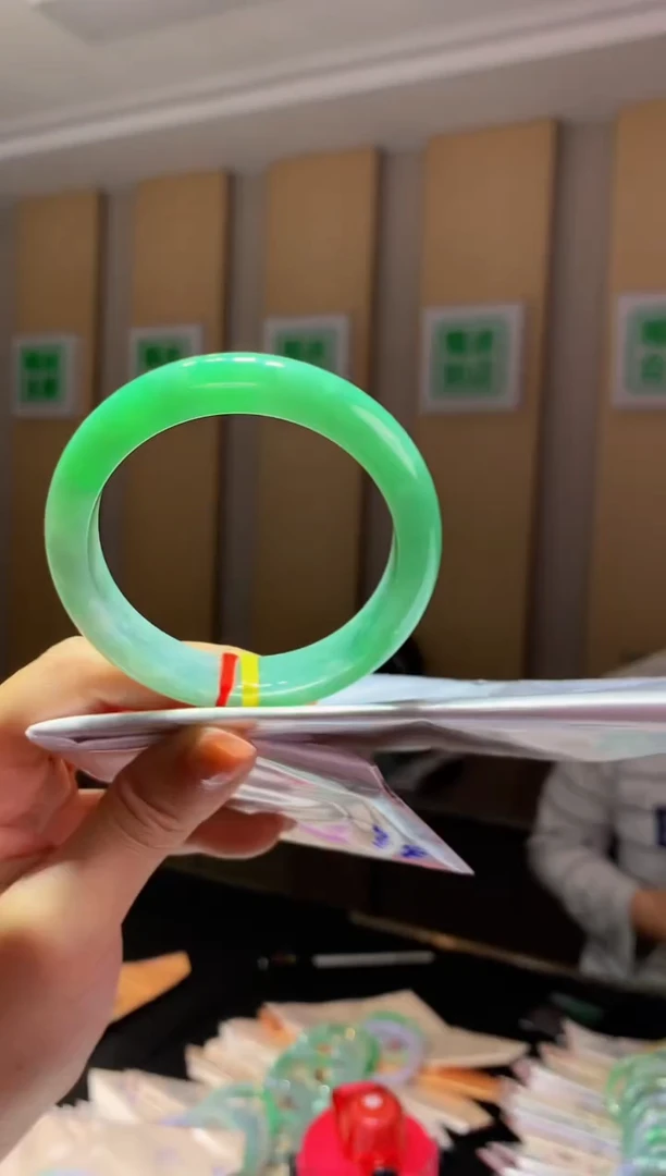 未镶嵌手镯翡翠-Q10 圈口55.4