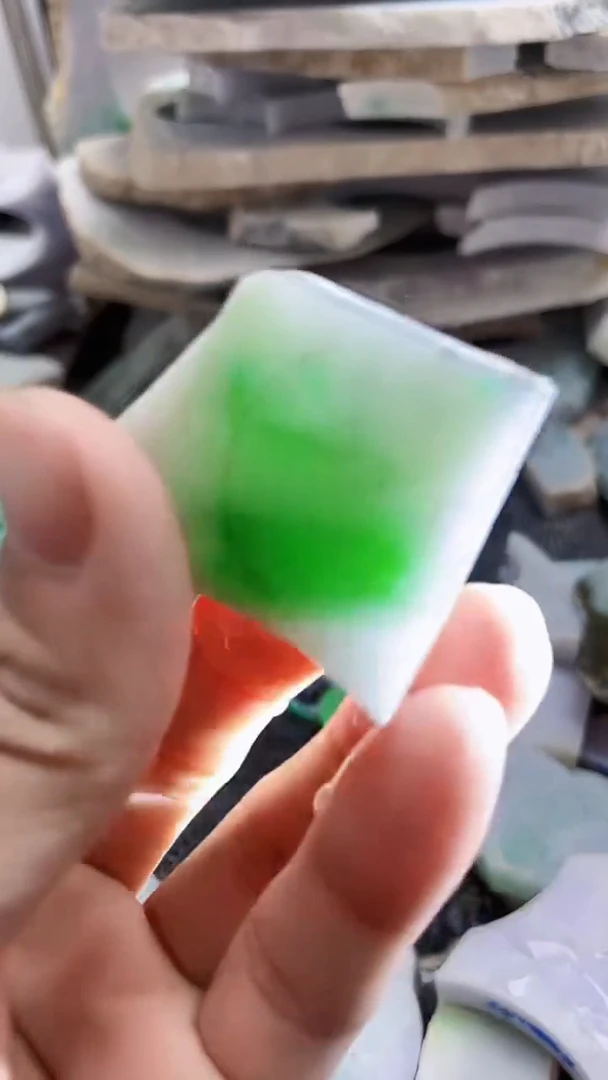 裸石翡翠天然A货翡翠板料