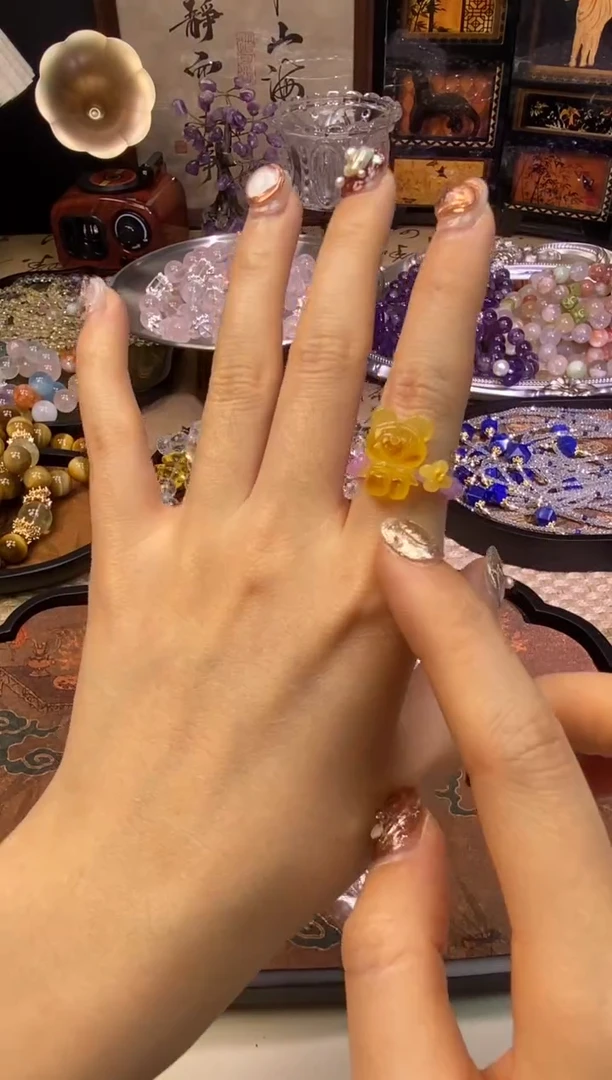 【闪购商品】蜜蜡手链未镶嵌6079戒指