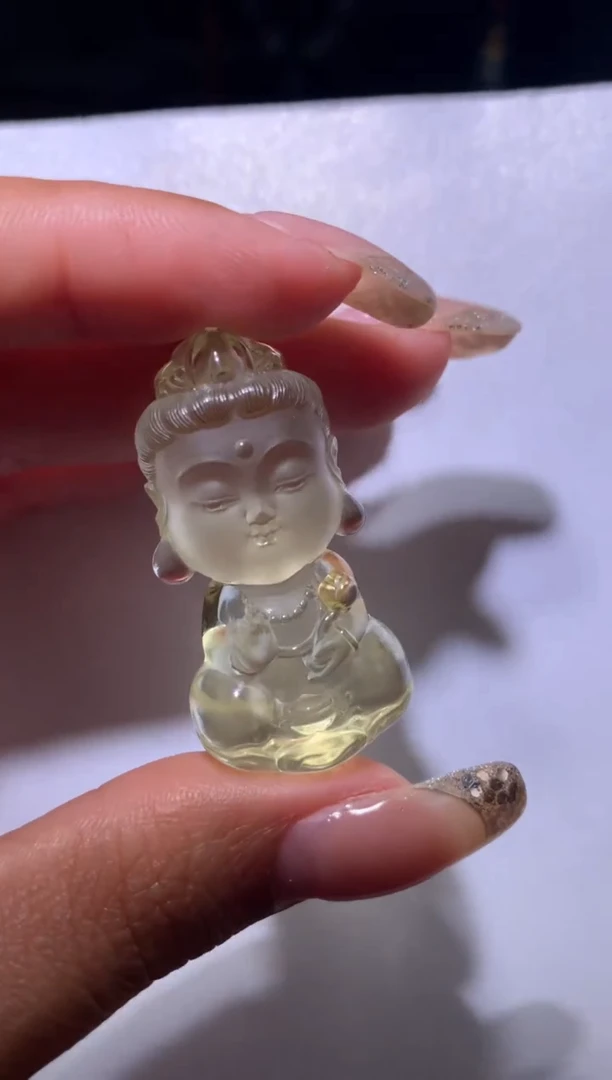 颈饰未镶嵌黄晶用****6大势至宝宝佛