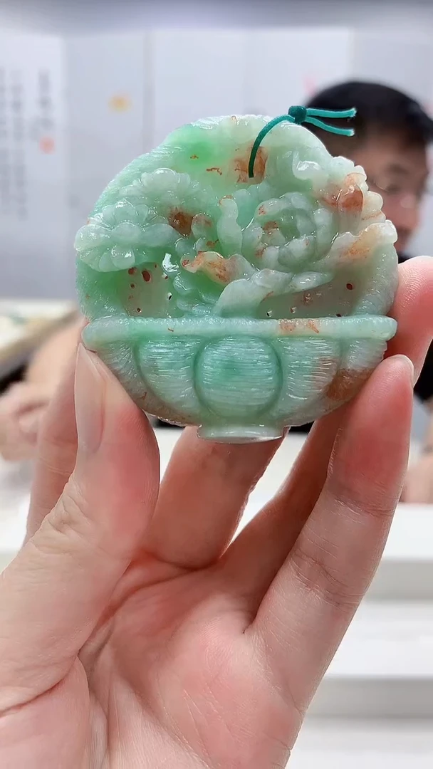 定制翡翠未镶嵌5124zm-毛货挂件82