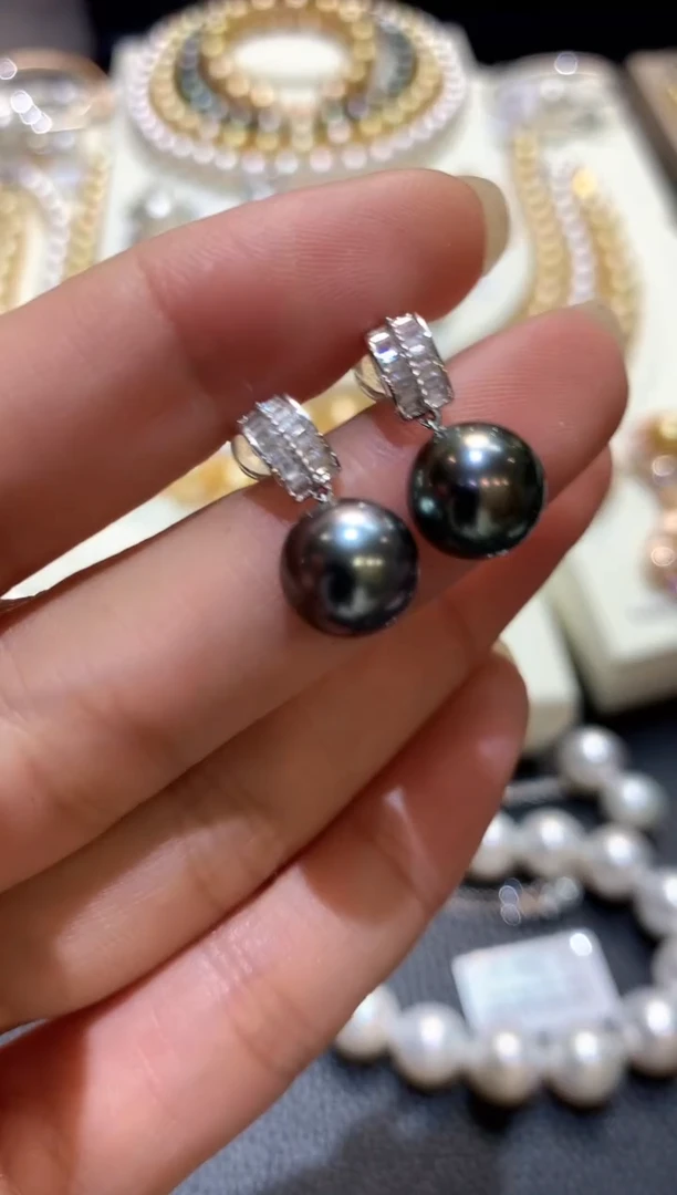 18K金镶嵌吊坠海水珍珠m48