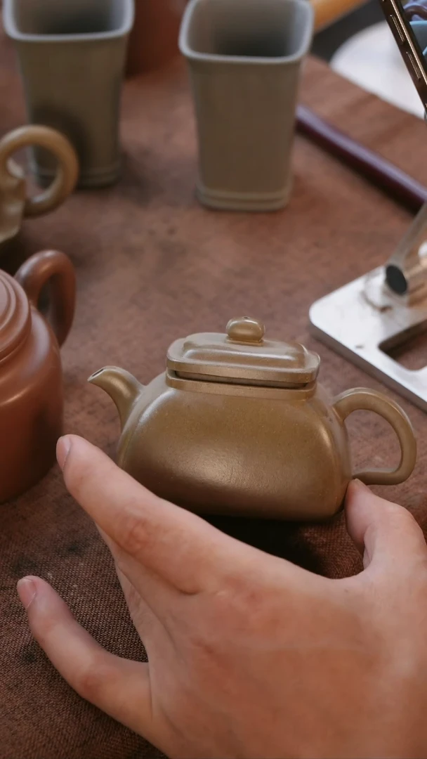 茶壶紫砂侃爷定制四方坦然
