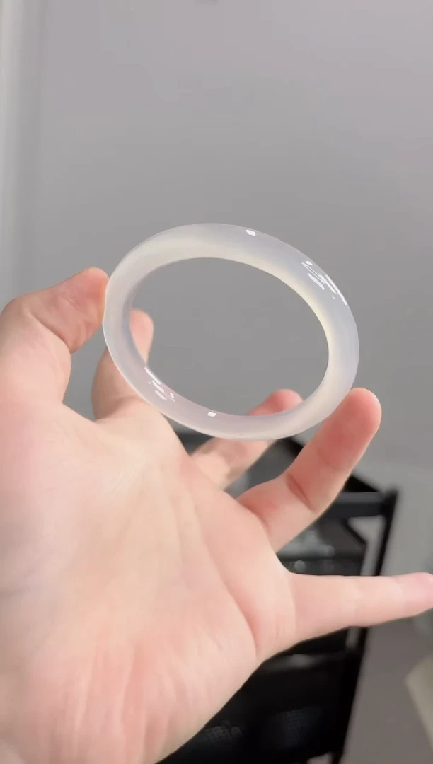 手镯玛瑙/玉髓未镶嵌54圈白月光卡8