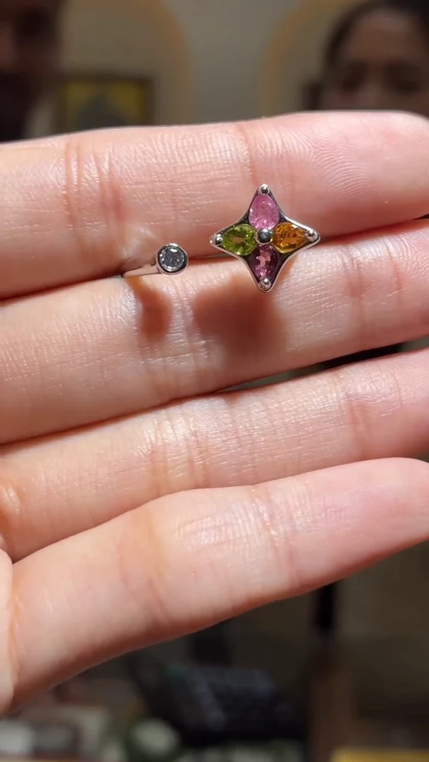 银S925镶嵌其他碧玺（扎德严选）