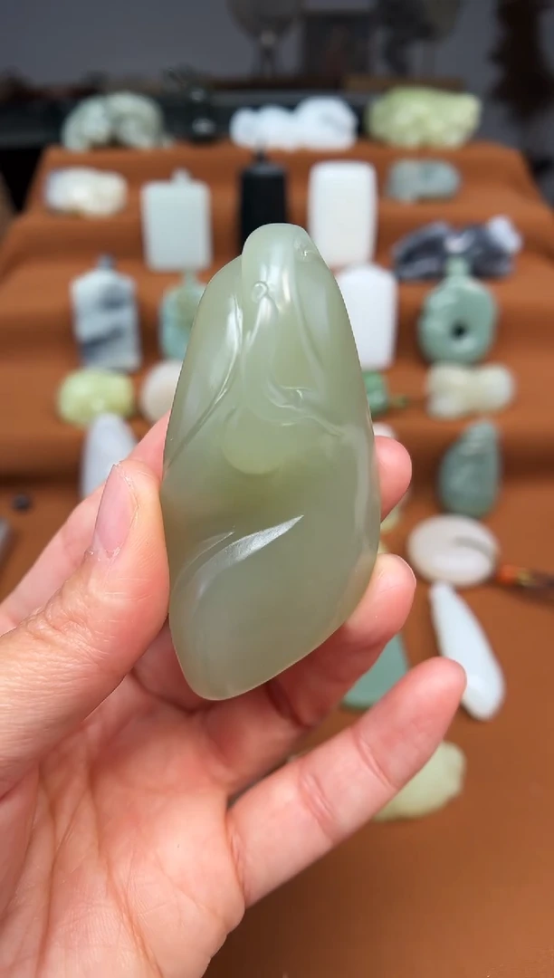 颈饰未镶嵌和田玉悟道