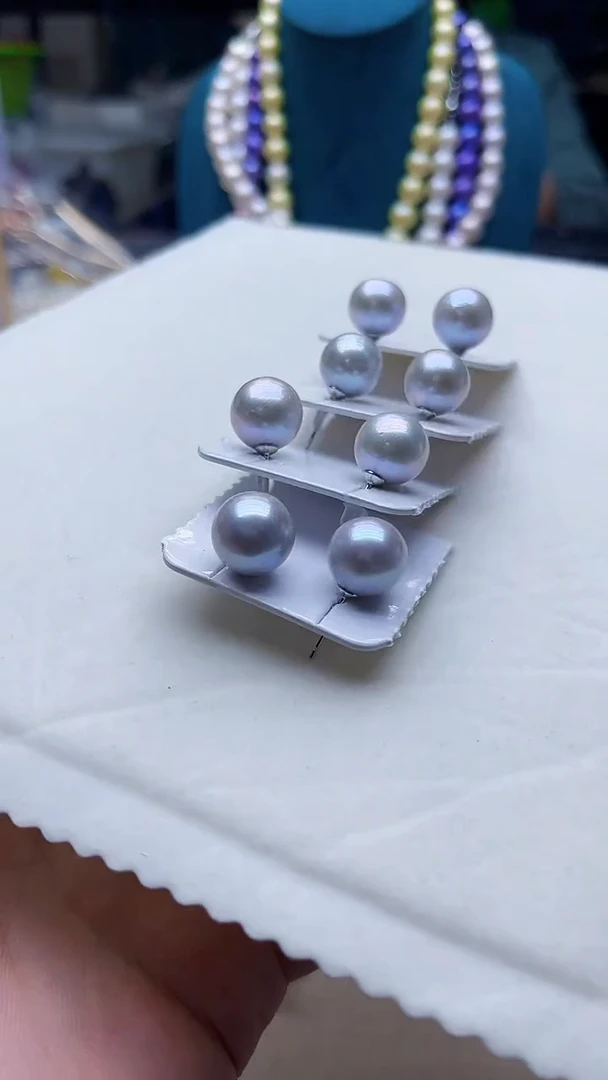 未镶嵌耳饰淡水珍珠743号
