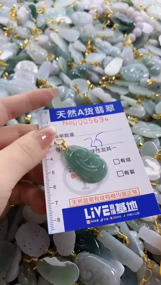 颈饰未镶嵌翡翠天然A货翡翠