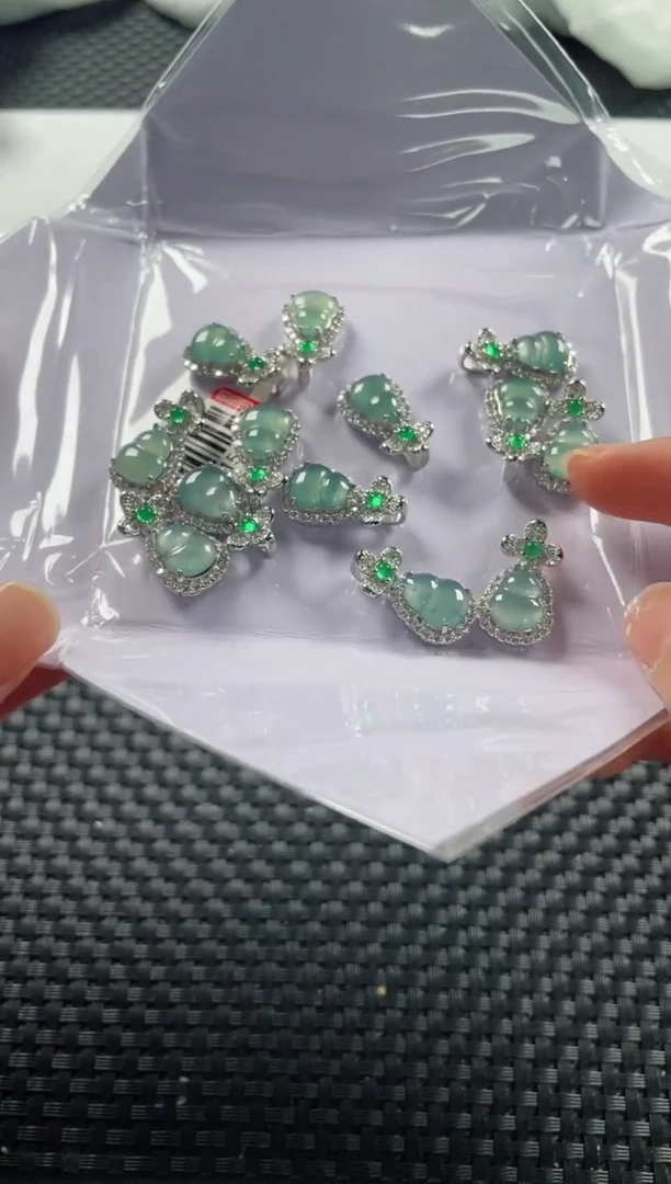 颈饰未镶嵌翡翠8（多样性发一件）葫芦