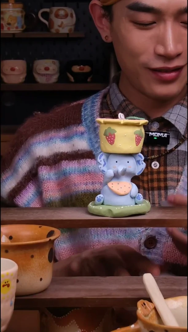 杯子陶景德镇可爱设计师款陶瓷71