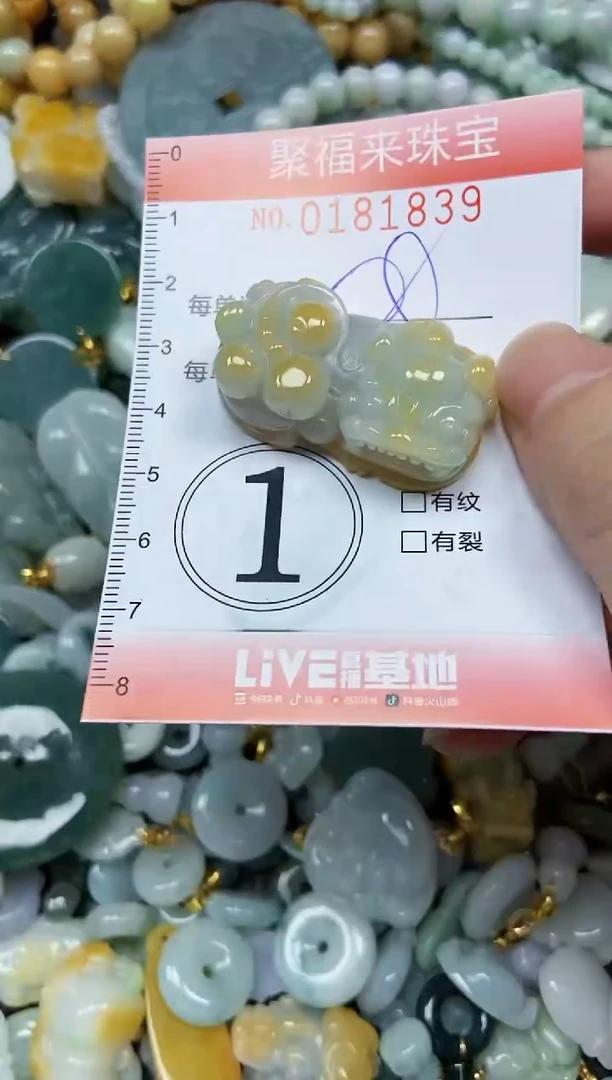 翡翠未镶嵌颈饰闪购0181839