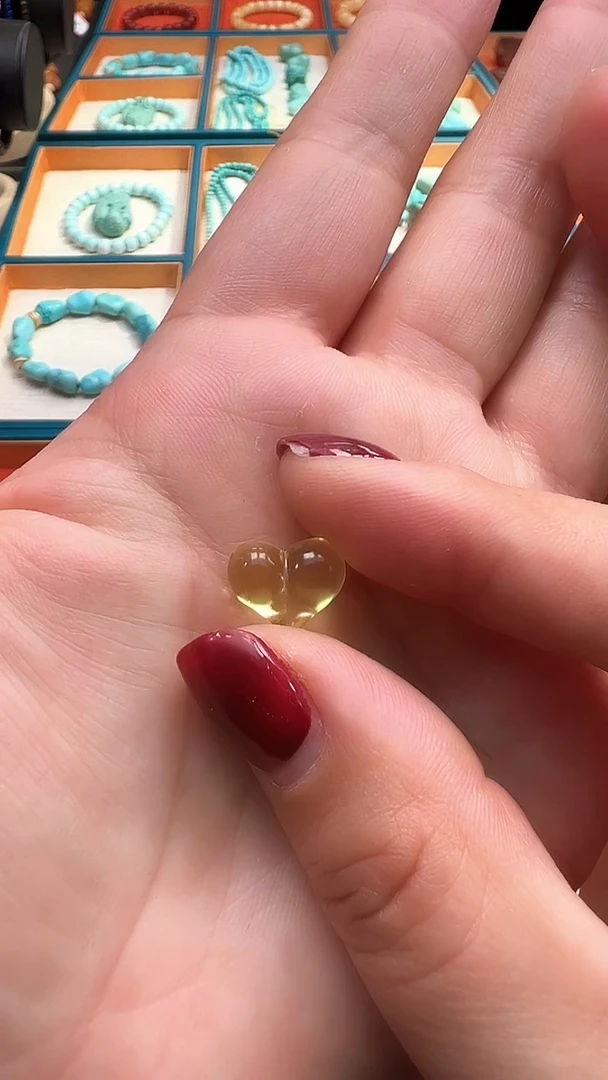 裸石蜜蜡未镶嵌12+蜜蜡精工小屁桃