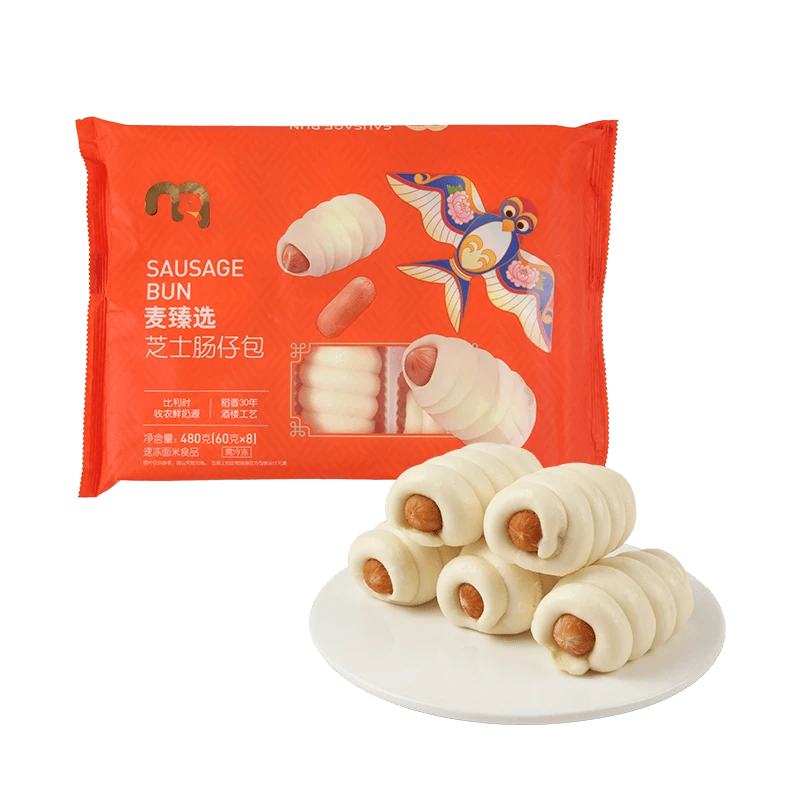 麦臻选芝士肠仔包 480g （新老包装随机发货）