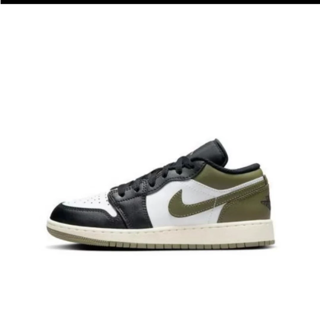 NIKE/耐克女子AIR JORDAN 1 GS雅丹风低帮板鞋553560-092