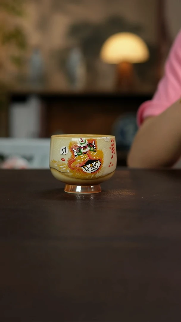杯景德镇陶瓷杯碗柴烧多人