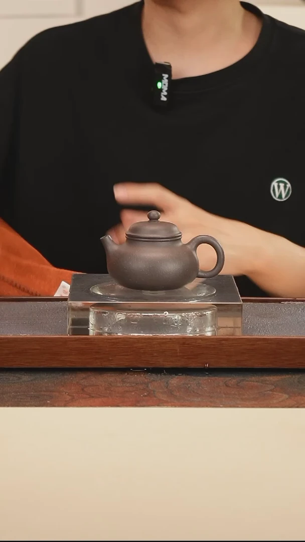 茶壶紫砂容天壶高温天青泥130cc内推孔