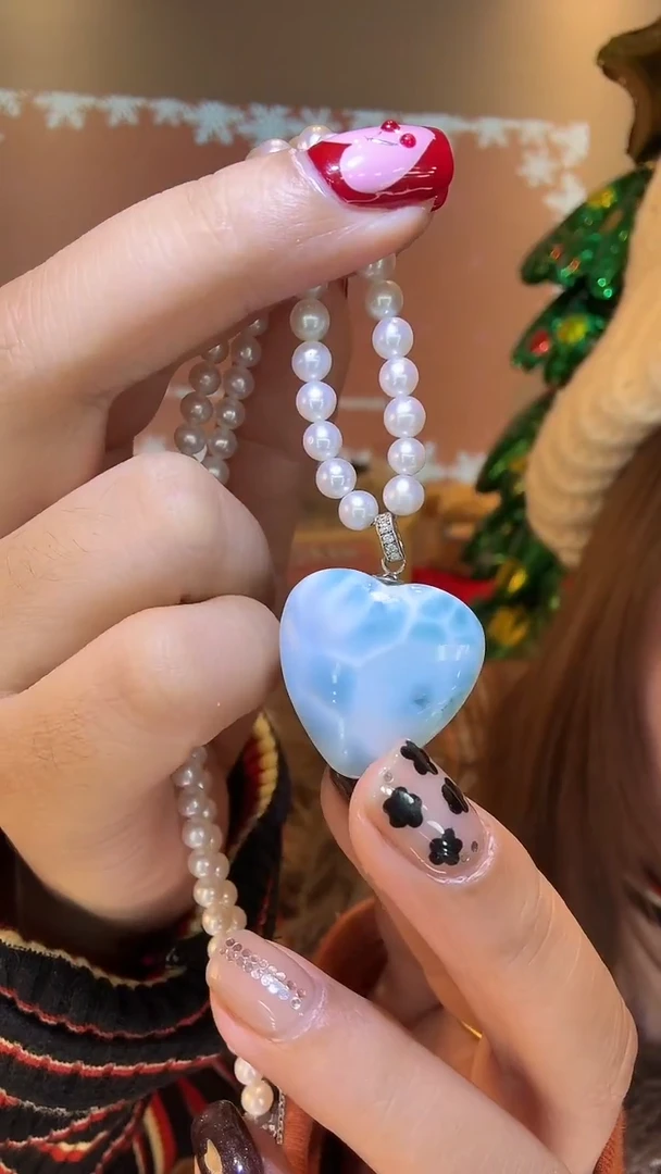 未镶嵌针钠钙石项链黑糖kiki