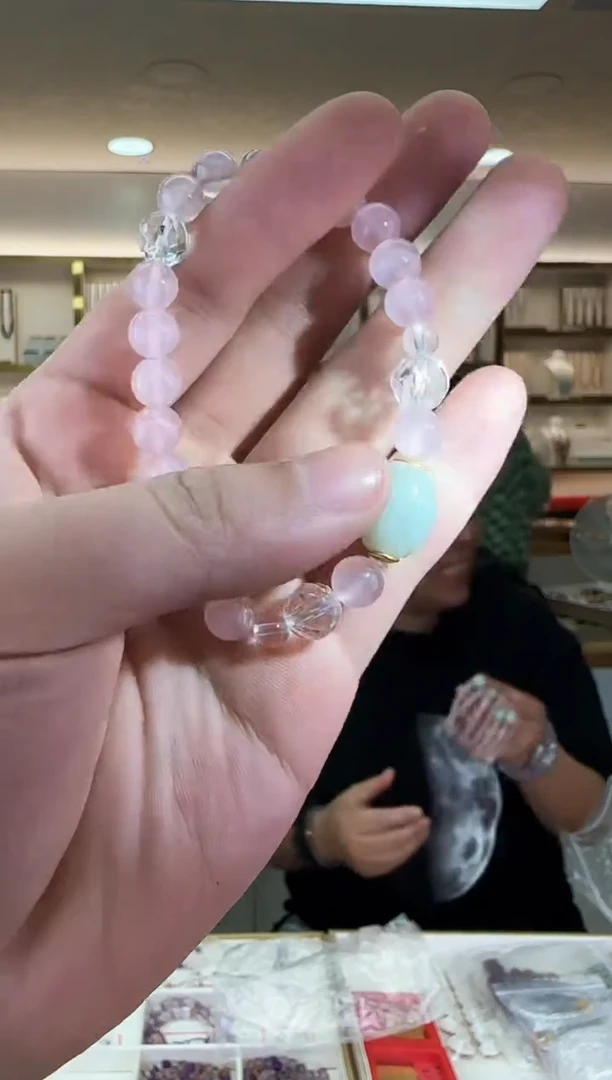 【闪购商品】水晶手串未镶嵌粉水晶 多样性发一件